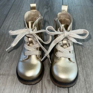 Gold Boots Size 7